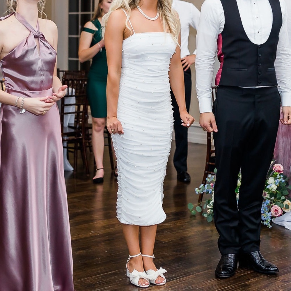 Pearl Bodycon Midi Dress